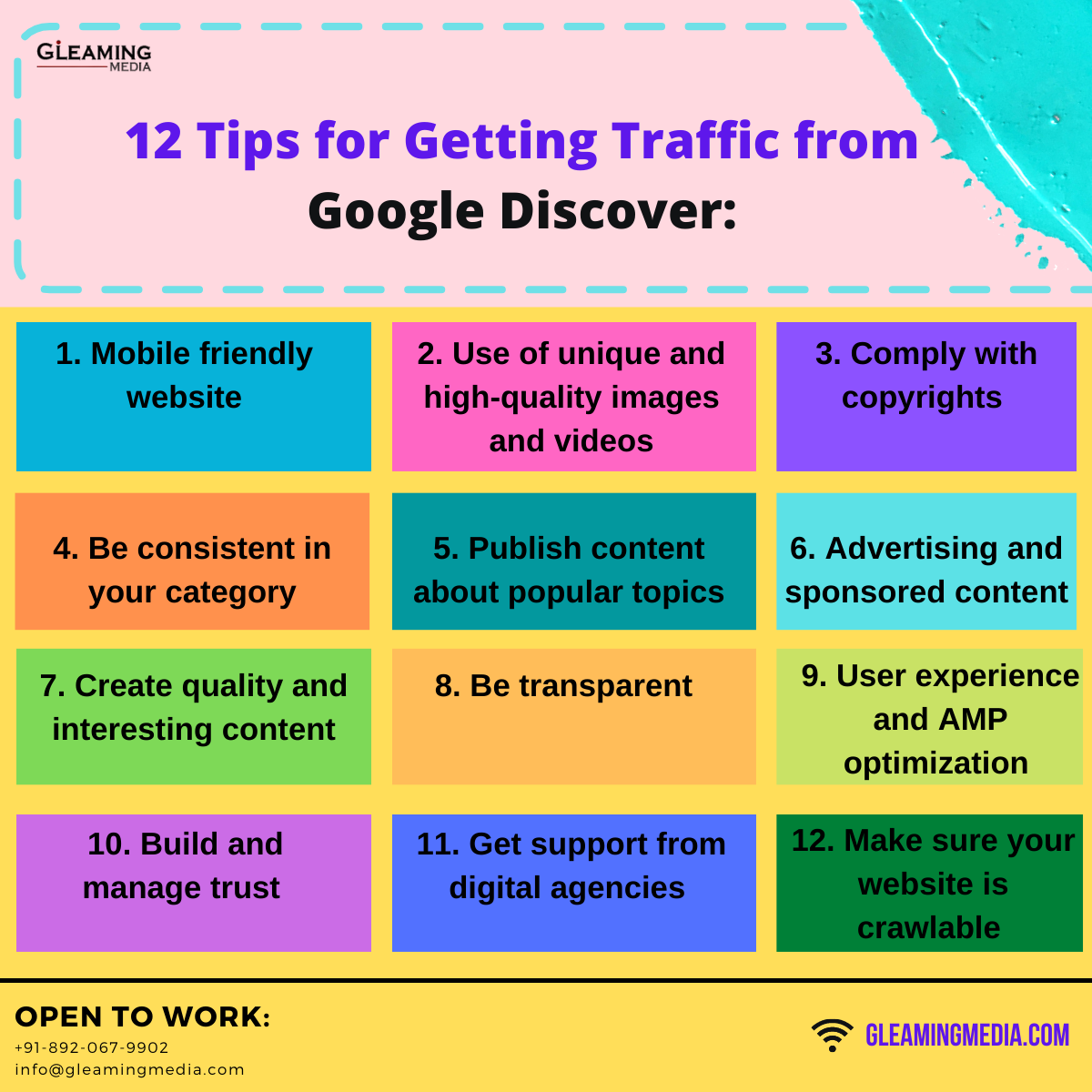 12 Tips for Getting Traffic from Google Discover by Gleaming Media