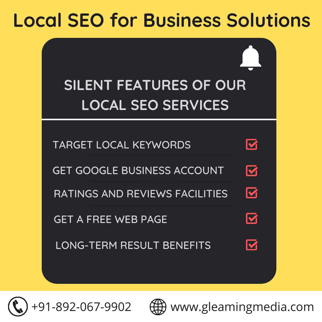 Local SEO for Business Solutions Gleaming Media